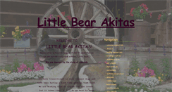 Desktop Screenshot of littlebearakitas.com